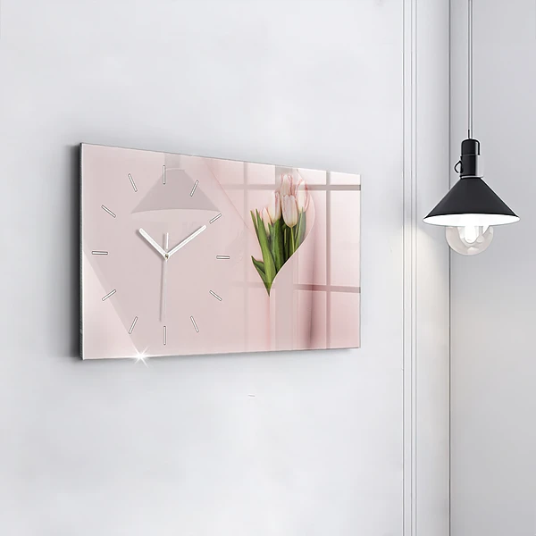 Horizontale Uhr mit motiv Blumenstrauß