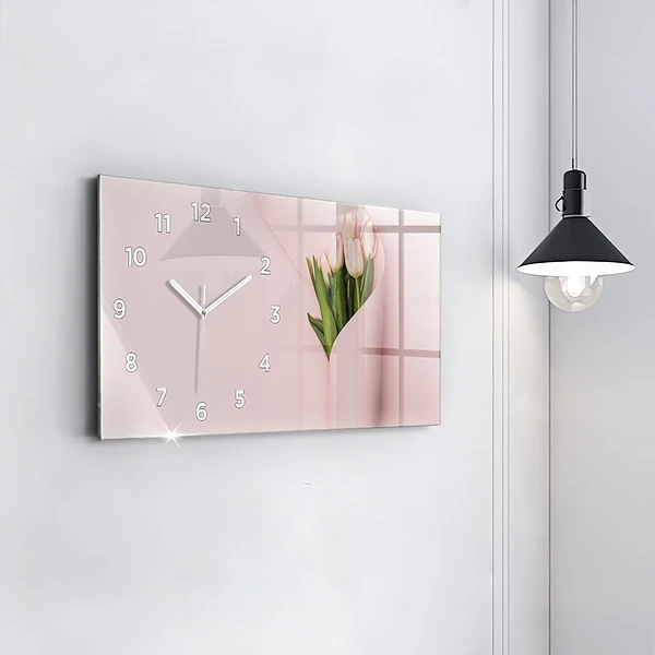 Horizontale Uhr mit motiv Blumenstrauß
