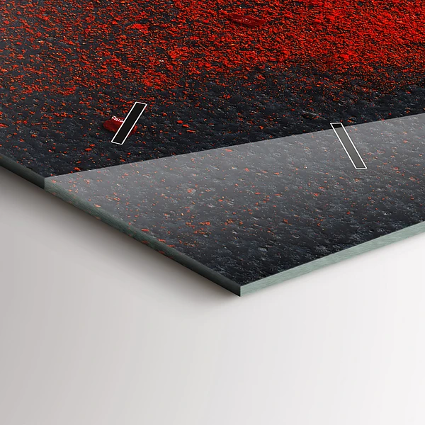 Horizontale Uhr mit motiv Rotes Gewürz