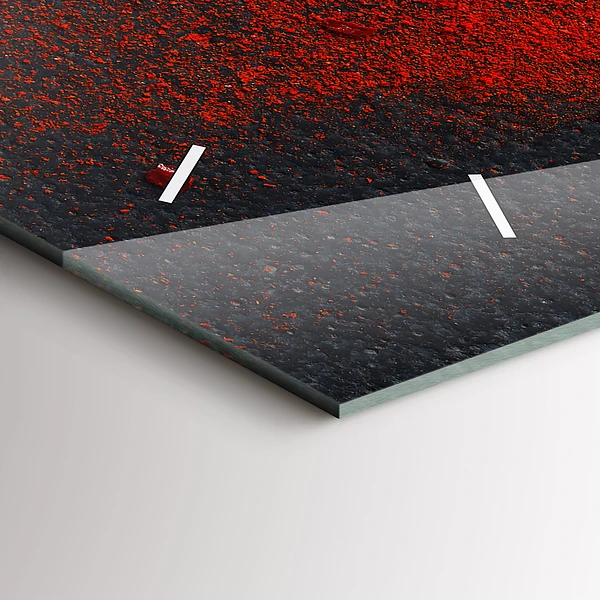 Horizontale Uhr mit motiv Rotes Gewürz