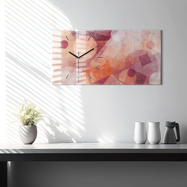 Horizontale Uhr Geometrische Abstraktion