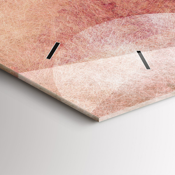 Horizontale Uhr Geometrische Abstraktion