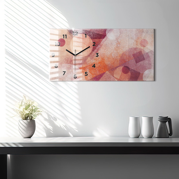 Horizontale Uhr Geometrische Abstraktion