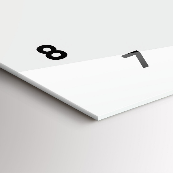 Horizontale Uhr Schmetterling und Schlüssel im Boho-Stil