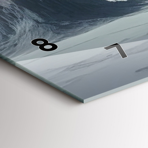 Horizontale Uhr mit motiv Männlicher Kosmos Planet