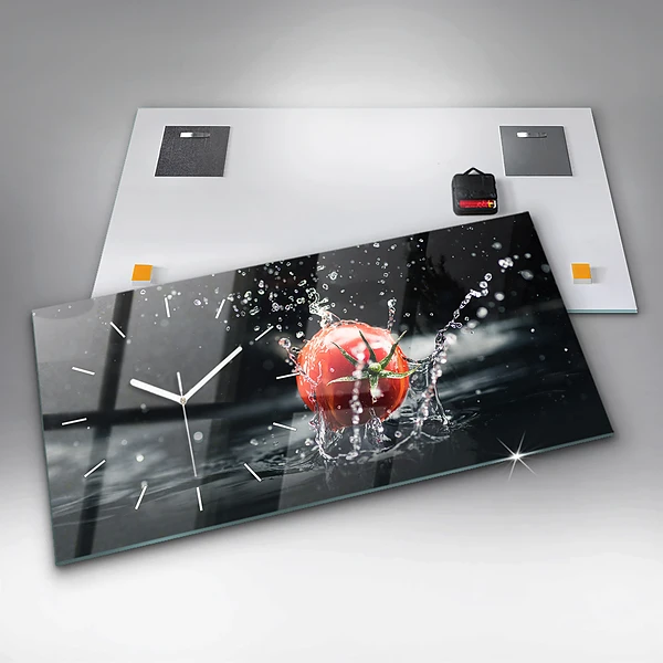Horizontale Uhr mit motiv Tomate
