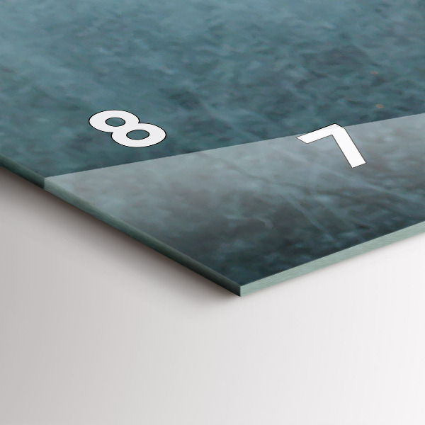 Horizontale Uhr mit motiv Tasse Kaffee