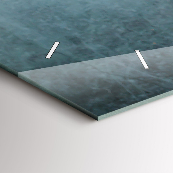 Horizontale Uhr mit motiv Tasse Kaffee