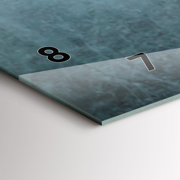 Horizontale Uhr mit motiv Tasse Kaffee