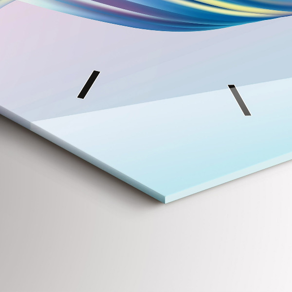 Horizontale Uhr Flüssiges Fließelement