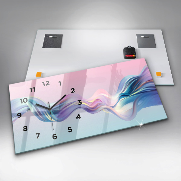 Horizontale Uhr Flüssiges Fließelement