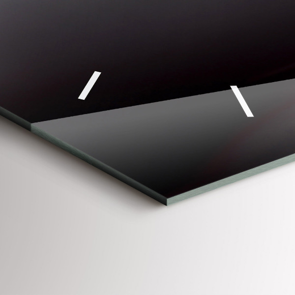 Horizontale Uhr mit motiv Weinglas