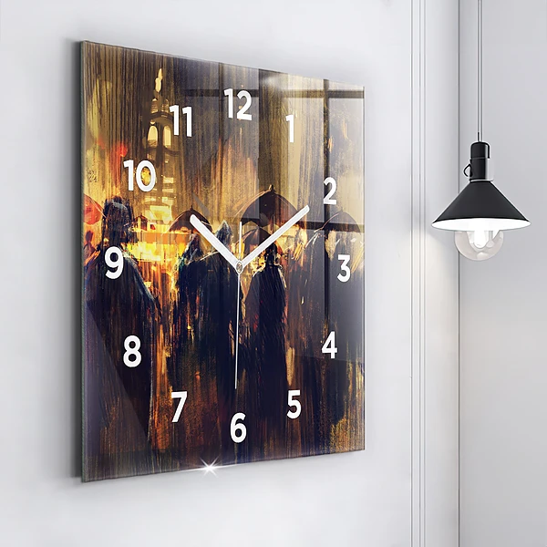 Wanduhr quadratisch Impressionismus auf dem Kunstmarkt