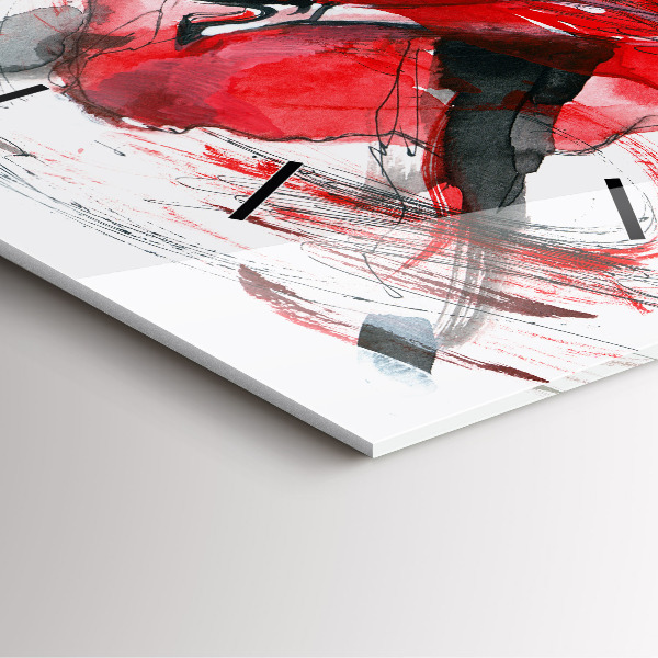 Wanduhr quadratisch Tanzendes Paar