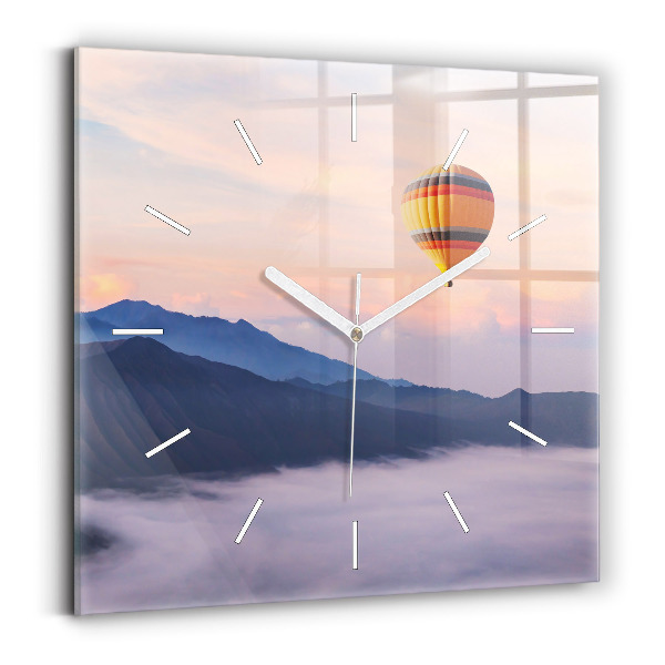 Wanduhr quadratisch Schöne Landschaft