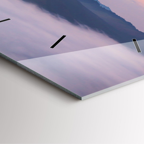 Wanduhr quadratisch Schöne Landschaft