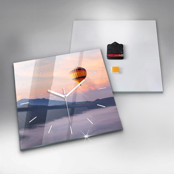 Wanduhr quadratisch Schöne Landschaft