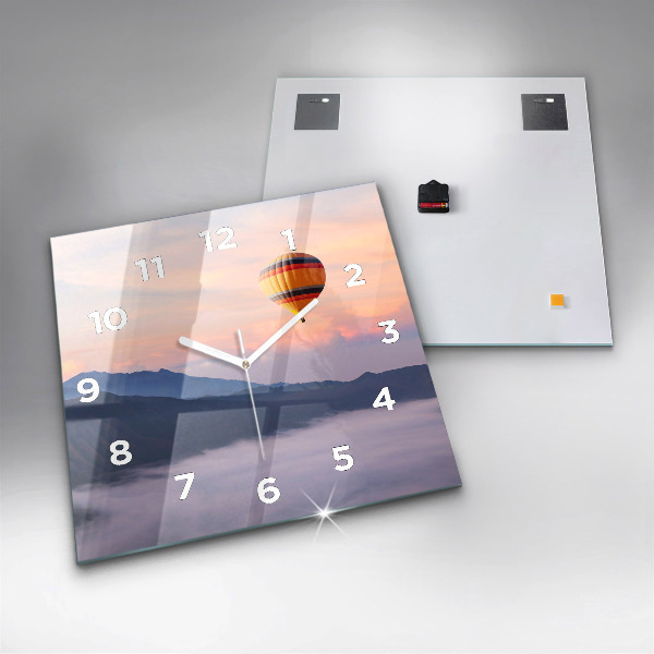 Wanduhr quadratisch Schöne Landschaft