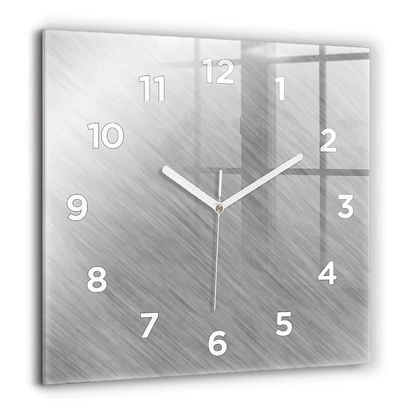 Wanduhr quadratisch mit motiv Metallwand