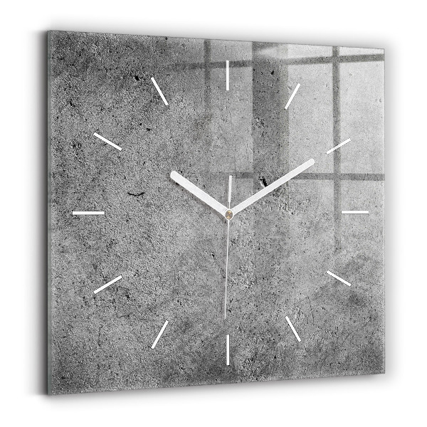 Wanduhr quadratisch mit motiv Industrielle Wand