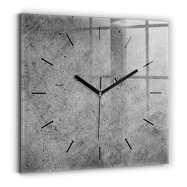 Wanduhr quadratisch mit motiv Industrielle Wand