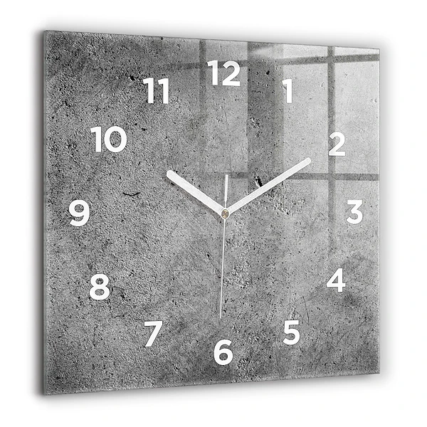 Wanduhr quadratisch mit motiv Industrielle Wand