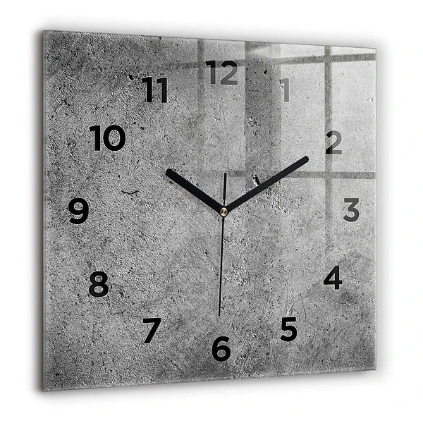 Wanduhr quadratisch mit motiv Industrielle Wand