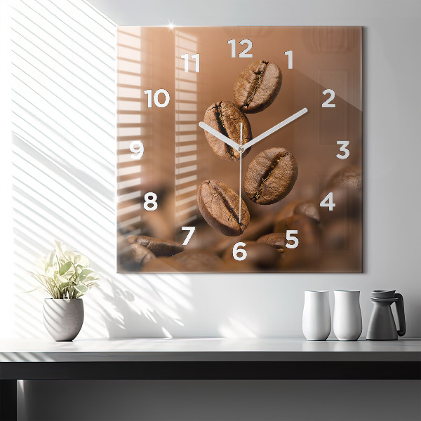 Wanduhr modern quadratisch Abstrakte Farben