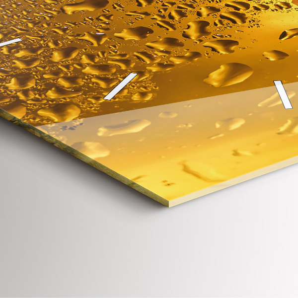 Wanduhr quadratisch Bierkrug