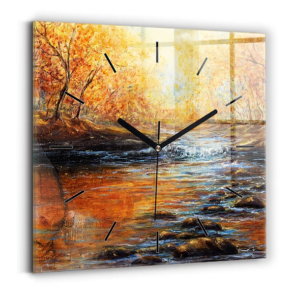 Wanduhr modern quadratisch Schöne Kunst