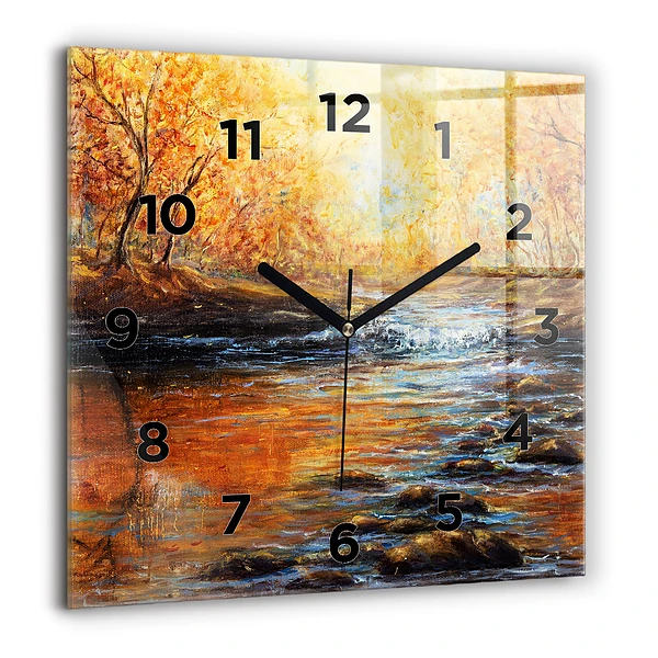 Wanduhr modern quadratisch Schöne Kunst