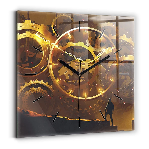 Wanduhr quadratisch Zeit - Mechanismus