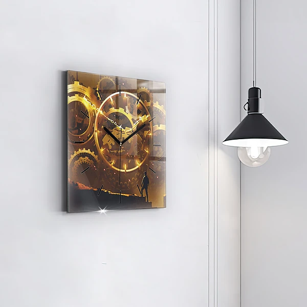 Wanduhr quadratisch Zeit - Mechanismus