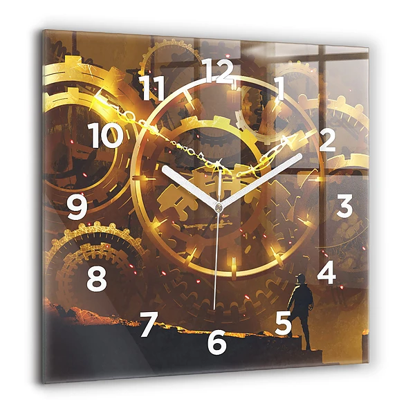 Wanduhr quadratisch Zeit - Mechanismus