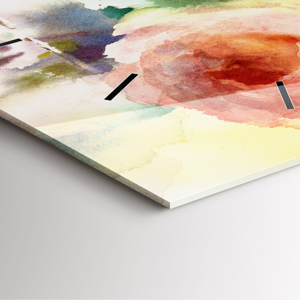 Wanduhr quadratisch Visualisierung der Natur