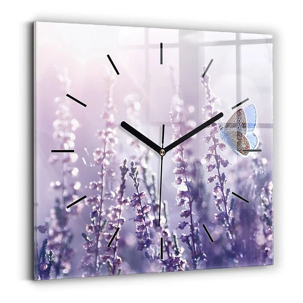 Wanduhr quadratisch mit motiv Abstraktion