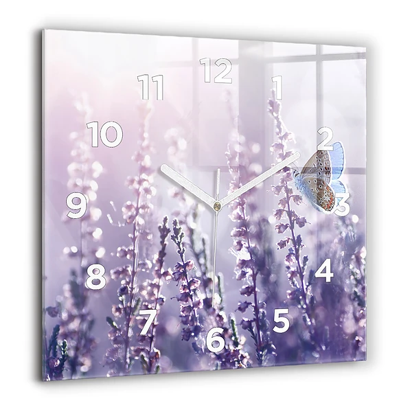 Wanduhr quadratisch mit motiv Abstraktion