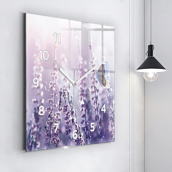 Wanduhr quadratisch mit motiv Abstraktion