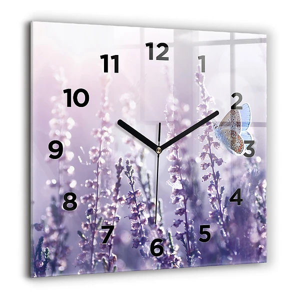 Wanduhr quadratisch mit motiv Abstraktion