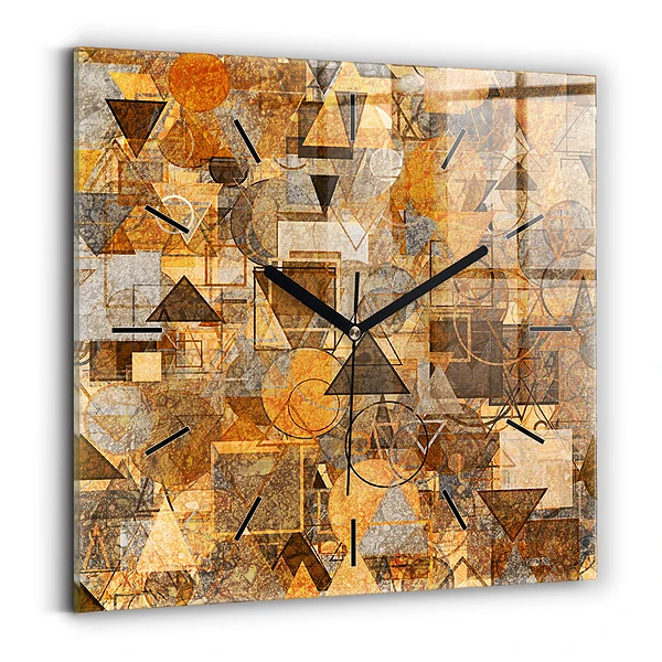 Wanduhr quadratisch Geometrische Formen