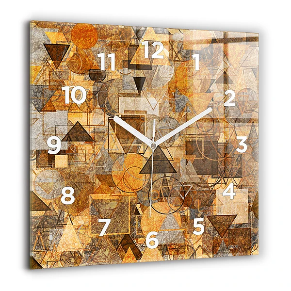 Wanduhr quadratisch Geometrische Formen