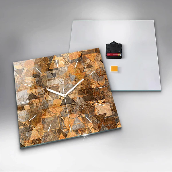 Wanduhr quadratisch Geometrische Formen