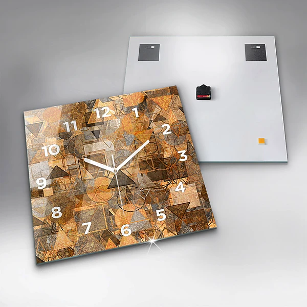 Wanduhr quadratisch Geometrische Formen