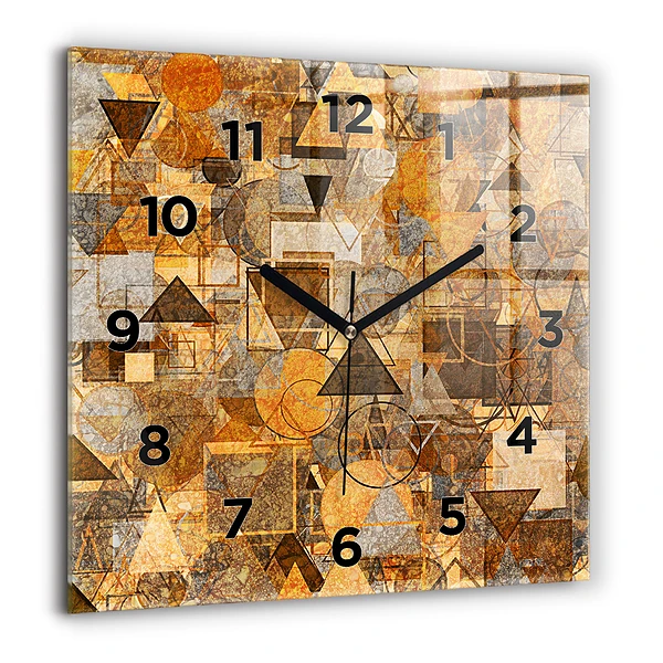 Wanduhr quadratisch Geometrische Formen
