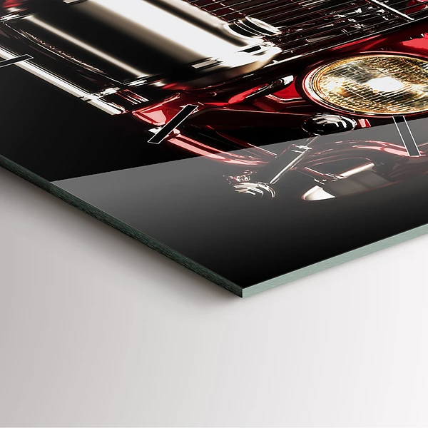Wanduhr modern quadratisch Alter Oldtimer
