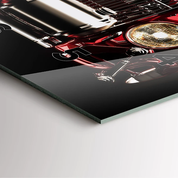 Wanduhr modern quadratisch Alter Oldtimer