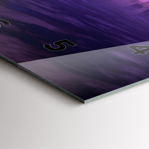 Wanduhr modern quadratisch Sonnenuntergang bei Stonehenge