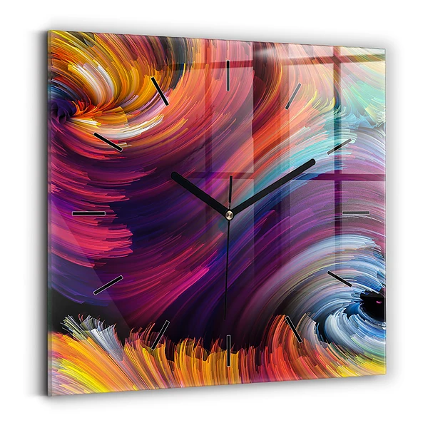 Wanduhr quadratisch Abstrakter Verkauf