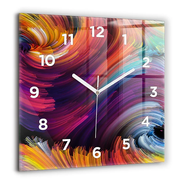 Wanduhr quadratisch Abstrakter Verkauf