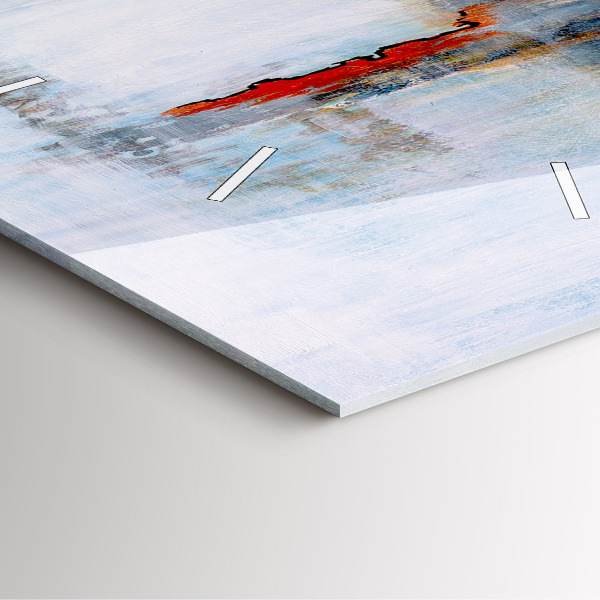 Wanduhr quadratisch mit motiv Abstraktion